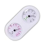 Thermometer / Hygrometer für den Innenbereich, analog, 2-in-1, Temperatur- und Feuchtigkeitsmesser, Messgerät für Zuhause, keine Batterie erforderlich, Thermometer, Hygrometer