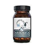 Armorica Fermentierter Lebertran (120 x 500mg Algigel) - Kalt verarbeiteter, lakto-fermentierter & roher Lebertran - Ausschließlich mit atlantischem Kabeljau in Großbritannien hergestellt