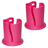 NQEUEPN 2st Getränkehalter für Paddle Board, Getränkehalter Kajak Multifunktional Anti-Flip Stand Up Paddle Flaschenhalter für Outdoor Angelkajak Zubehör (Rot)