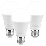 Luminea Tageslichtlampe: 3er-Set LED-Lampen E27, 11 W (ersetzt 120 W) 1.350 lm, tageslichtweiß (Tageslichtlampe E27, Tageslichtbirne, Leuchte kaltweiss)