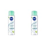 NIVEA Tiefenreinigendes Mizellen Shampoo (400 ml), intensives Shampoo für normales bis fettiges Haar, silikonfreies Haarshampoo mit Mizellen und Zitronenmelisse (Packung mit 2)