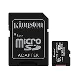 Canvas Select Plus Micro-SDHC-Karte, 128 GB, Klasse 10, 100 MB/s, ideal für die Speicherung von Fotos, Videos und Anwendungen auf mobilen Geräten.
