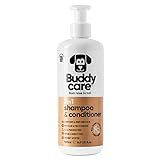 Buddycare 2in1 Shampoo & Conditioner Praktisches Hundeshampoo und Conditioner in einem - Mit Aloe Vera und Pro-Vitamin B5 (500ml)