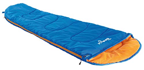 High Peak Kinderschlafsack Boogie, Komforttemperatur 14°C, inkl. Packsack, klein, kuschelig, Camping, Reisen, atmungsaktiv, hautsympathisch, umweltfreundlich, wasserabweisend, PFC-frei, 170x70 cm,750g