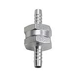 ATGADNXMUW 1 Wege 4mm Ventile Aluminiumlegierung Kraftstoff Nicht Rückgabe Rückschlagventil Fit Benzin Diesel Kraftstoff Unidirektional Rückschlagventil Ersatzteile