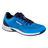 Kempa Unisex Kourtfly Three Sport-Schuhe, blau/weiß, 39 EU