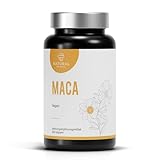 Maca Kapseln hochdosiert – Premium 20:1 Extrakt mit 8000 mg pro Kapsel – 200 vegane Kapseln – Hochwertiges Maca-Pulver aus Peru – Natürlich, vegan & ohne Zusätze