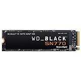 WD_BLACK SN770 NVMe SSD 2 TB (High-Performance, Gaming, PCIe Gen4, M.2 2280, Lesen 5.150 MB/s, Schreiben 4.850 MB/s) Schwarz