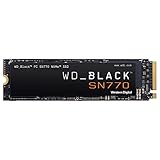 WD_BLACK SN770 NVMe SSD 2 TB (High-Performance, Gaming, PCIe Gen4, M.2 2280, Lesen 5.150 MB/s, Schreiben 4.850 MB/s) Schwarz