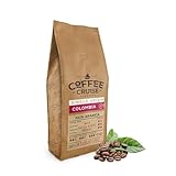 COFFEE CRUISE Colombia Kaffeebohnen 1 kg – mittlere Röstung – Beerenaroma – für alle Kaffeemaschinen – 100% Arabica