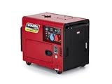 Diesel Stromerzeuger 7 kW/230V, 7 kW/400V – Leiser Notstromaggregat mit 46L Tank & E-Start – Für Industrie, Gewerbe & Notstromversorgung