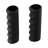 Volakebeing Gummigriffabdeckung, Schubkarre, rutschfest, Zubehör, Rundrohr-Ersatz, Hofwagen, Rundlochgriff, Werkzeug, PVC, rutschfeste Gummiabdeckung (118 x 28 mm)