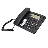 Kabelgebundenes Desktop-Telefon, Festnetz mit LCD-Display-Taste, Anrufer-ID-Wecker mit Freisprechfunktion, Schnurtelefone für das Home-Hotel-Büro, Klassisches Retro-Festnetz-Telefon mit Kabel