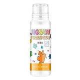 MARKELL Puzzle-Kleber, 120 ml, mit Schwammkopf, Versiegelung für Puzzle, ungiftig und trocken, langlebig, einfach zu bedienen, große Kapazität