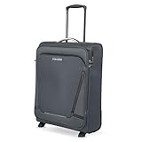 Travelite Handgepäck Koffer mit 2 Rollen für Condor + Ryanair, integriertes Zahlenschloss, Bordtrolley Jetpack: Kompakter Weichgepäck Trolley mit Aufsteckfunktion, 55x40x20 cm, 41 l, 2,2 kg