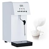 Professioneller Dampf-Milchaufschäumer 2500w,Vollautomatische Milchschaummaschine Mit 6l Tank,360° Drehbarer Dampfdüse Und 5-Temperaturstufen,Edelstahlgehäuse,Ideal Für Cafés,Bars Und Milchtee-Läden