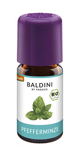 Baldini - Pfefferminzöl BIO, 100% naturreines ätherisches BIO Pfefferminz Öl, Bio Aroma, 5 ml - auch China Öl genannt