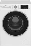 Beko B5WFU584135W b300 Waschvollautomat, Waschmaschine, 8 kg, Schleuderwahl 1400 U/min, SteamCure Dampffunktion, allergikergeeignet, AquaWave Schontrommel, Bluetooth-Steuerung, Weiß