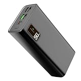 TOOSPON Powerbank 50000mAh,QC3.0 22,5 W & USB C PD20 W Fast Charge, 2 Input und 3 Output (QC & USB & Typ C) Externer Akku für Handy, Kamera, Pad, Headset usw