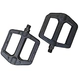 Abbto Flache und breite Plattformpedale - Pedal für Bergstraßenfahrrad | Ersatz-Fahrradzubehör für Mountainbike, MTB, Beach Cruiser, Roller, Klappräder