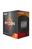 AMD Ryzen 7 5700X Prozessor (8 Kerne/16 Threads, 65W TDP, Sockel AM4, 36 MB cache, Bis zu 4.6 GHz max boost, Kein Kühler)