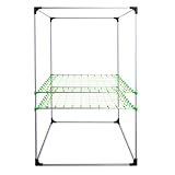 Betternet 10x10 Double Layer – Scrog & SOG Grow Netz für Growboxen bis 150x150 cm – Flexibles Trellis Netz für Indoor-Anbau – Passend für 16 mm Zeltstangen – von growber