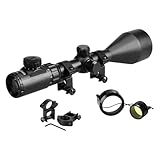 VANCHEMO 3-9x40EG Zielfernrohr Gewehrzielfernrohre, 11 mm Luftgewehr mit Montage Rote & Grün Punkt Visier, Scope für Sport, Jagd