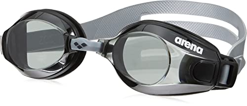 arena Zoom X-Fit Anti-Fog Schwimmbrille Unisex für Erwachsene, Schwimmbrille mit Breiten Gläsern, UV-Schutz, Selbstjustierender Nasensteg, Silikon Dichtungen