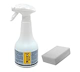 Innotec Innoplast Cleaner Flugrostentferner - entfernt Flugrost, Nikotin, Fett, Schmutz - Innoplast Cleaner 500ml mit Reinigungsschwamm - Silikonfrei für Lackierereien und Karosseriewerkstätten