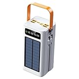 Solar Ladegerät - 120W Powerbank 50000mAh, Kompakte Schnelllade Einheit Mit Integrierter Lampe | Zuverlässiges Ladegerät Für Camping Reise Rucksack Outdoor Mobilgeräte Mehrfachausgänge Eingän