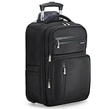 Ponhog Laptop Trolley-Rucksack für Herren Damen– 15,6 Zoll Wasserabweisend Rollenkoffer-Rucksack mit Laptopfach, Handgepäck-tauglich für Businessreisen Flugzeug & Wochenendtrips