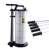 CNCYEAH 9 Liter Ölabsaugpumpe Handpumpe Öl Absaugpumpe Diesel Manuelle Ölabsaugung Flüssigkeitsabsaugpumpe Ölpumpe Udruckpumpe Handpumpe für Motorflüssigkeit und Öl von Autos