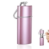 Taschenaschenbecher Geruchsdicht，Taschenaschenbecher, Aschenbecher für Unterwegs,Taschen Aschenbecher für Unterwegs (Roségold)