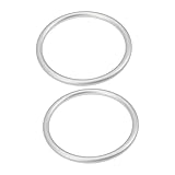 FUNNETOYU 2 Stück Aluminium Tragegurt Ringe für Babytrage Leicht Tragbar und Installieren Zubehör für Neugeborene und Kleinkinder und Langlebige Tragehilfe