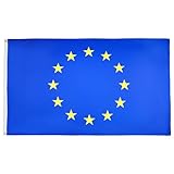 AZ FLAG - Flagge Europäische Union - 90x60 cm - Europa Fahne 60 x 90 Cm Feiner Polyester - Flaggen