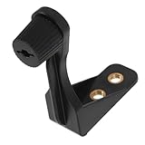 Zerodeko Fernglasadapter für astronomische Mikroskope Stativadapter Aluminium binokulares Stativ Konverter Adapter für Fernglas Fernglas-Zielfernrohrhalterung Abs Black