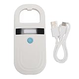 Haustier-Mikrochip-Lesegerät, FDX-B Animal Universal Microchip Tag Reader-Scanner, Haustier-Mikrochip-Scanner, 300 MAh (White)