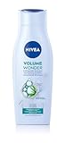 NIVEA Volume Wonder Kräftigendes Shampoo, Volumen Shampoo mit Kollagen und natürlichem Bambus-Extrakt, silikonfreies Haarshampoo für sichtbares Volumen und strahlenden Glanz (400 ml)