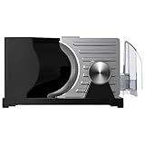 VERTENZ Snip 40 | Multifunktionale Schneidemaschine Allesschneider Brotschneider | Verstellbare Schnittstärke 0-18 mm | Edelstahlmesser | 160 W | Küche Haushalt Gastronomie