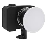 COB-LED-Videoleuchte, Taschen-COB-Videoleuchte 2700 Bis 7500 K, Zweifarbig, 100 W für Außenaufnahmen (Black)