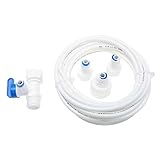 ABOOFAN 1 Set Eismaschinen-Einlassrohr-Sets Eismaschinen-Leitungsverbinder Eismaschinen-Leitungsverbinder Wasserschlauch-Adapter Adapter Universal-Rohrleitungsset