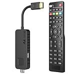 Dcolor DVB T2 Receiver - HDMI TV Stick HD 1080P H265 HEVC Main 10 Bit, Unterstützung USB WiFi/Multimedia/PVR [Inklusive 2in1 Universal-Fernbedienung]