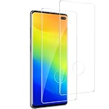 Carantee 2 Stück für Panzerglas für Samsung Galaxy S10 Plus Schutzfolie, 9H Blasenfrei Panzer Schutz Glas für Samsung S10 Plus Schutzglas, Fingerabdruck-ID Displayschutz für Galaxy S10+ Panzerfolie