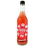 Kiszone Specjały - Kombucha Himbeere - Natürlich fermentiertes Teegetränk mit Himbeere, Probiotisch, 500ml