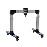 Portalkran, tragbarer Aluminium-Portalkran, LKW-Kran, 360°-Räder und höhen- und breitenverstellbar(500KG/1100LB,S)