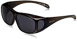 ALPINA OVERVIEW - Verzerrungsfreie und Bruchsichere OTG Sonnenbrille Mit 100% UV-Schutz Für Erwachsene, black transparent gloss, One Size