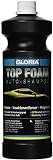 GLORIA TOP FOAM Autoshampoo | Reinigungsmittel für die Autoreinigung | Kraftvolles Konzentrat | Hoher Schäumungsgrad | 1 L Autoreiniger
