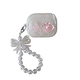XINVHUA Earbuds Case for Airpods Pro, Cute TPU Protective Cover Shell Seestern Style Compatible with Airpods Pro 2 for Girls Women. (White)