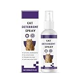 Kratzfestes Spray,Anti Kratz Spray fur Katzen, 120ml Katzenfernhaltespray,Fernhaltespray Katzenabwehrspray fur Innen und AuBen,Kratzfestes for Sofa,Mobel,schutzt lhr Zuhause (White, 120ml)