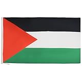 AZ FLAG - Flagge Palästina - 90x60 cm - Palästinensische Fahne 60 x 90 Cm Scheide Für Mast - Freiner Polyester Flaggen